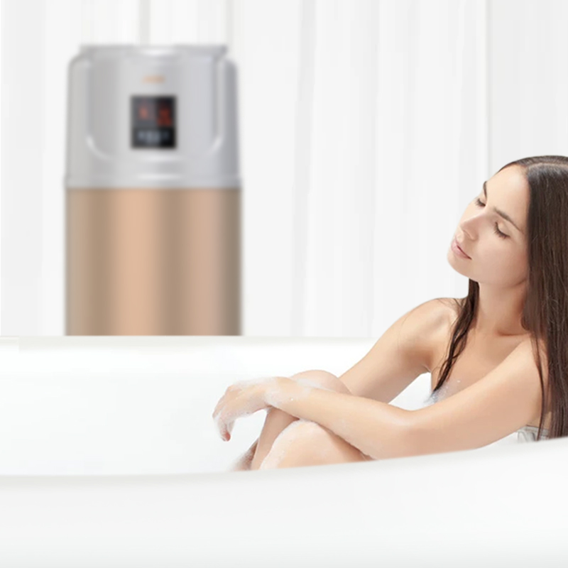 Calentador de agua monobloque con bomba de calor de alta demanda para hoteles