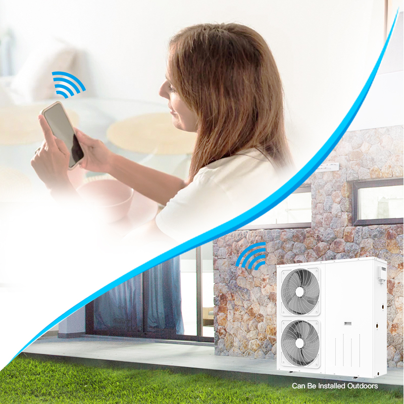 Bomba de calor de calefacción y refrigeración Eco Central Wifi para casas