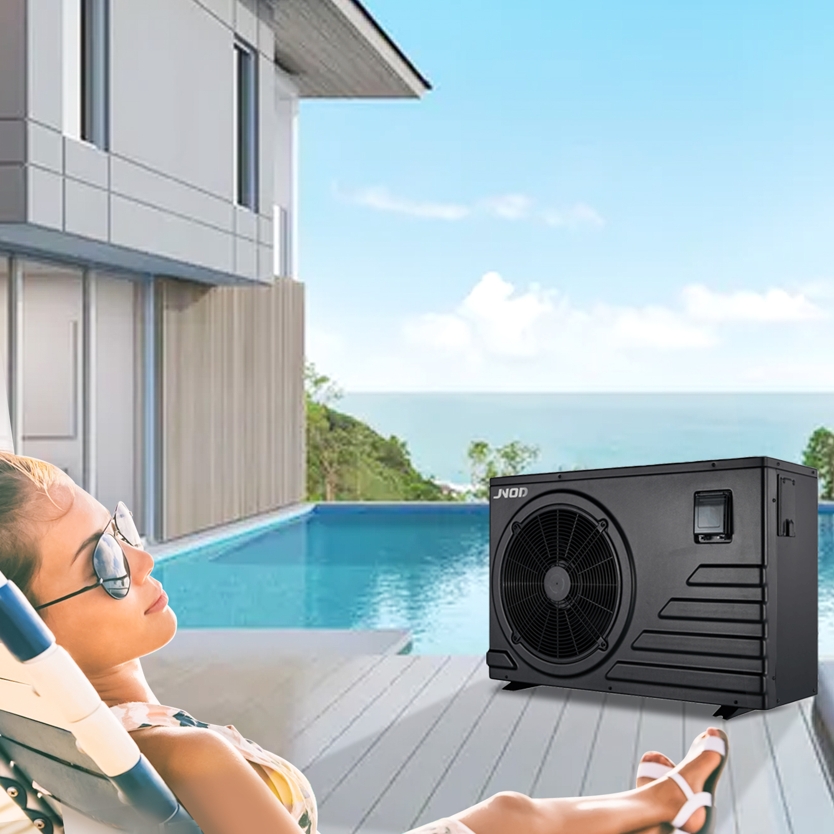 Inverter Comercial Spa Hoteles Piscina Bomba de calor