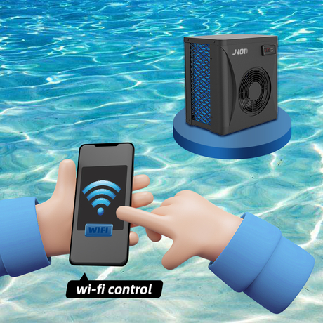 Mini bomba de calor para piscinas de hoteles de bajo ambiente de 3kw